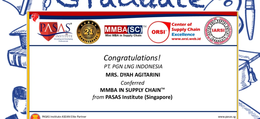 Congratulations to the Participant from PT. PGN LNG!