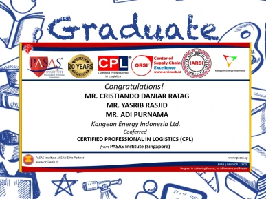 Congratulations to all Participants from Kangean Energy Indonesia Ltd for successfully completing the CPL international certification program
