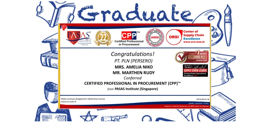 Congratulations to the Participants from PT. PLN (Persero) for successfully completing the CPP - international certification program from PASAS Institute (Singapore)!