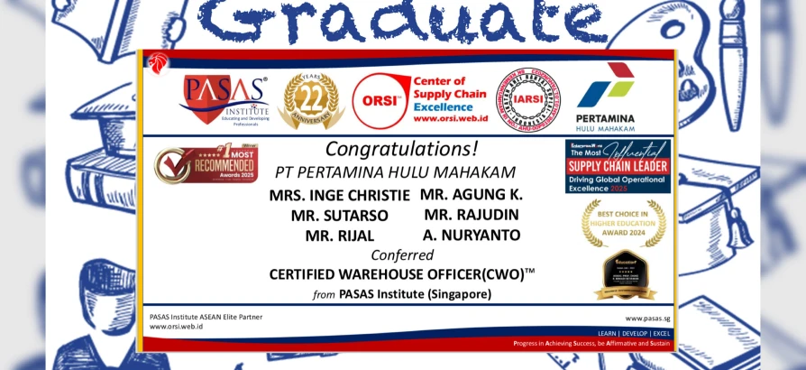 Congratulations to the Participants from PHM for successfully completing the CWO - international certification program from PASAS Institute (Singapore)!