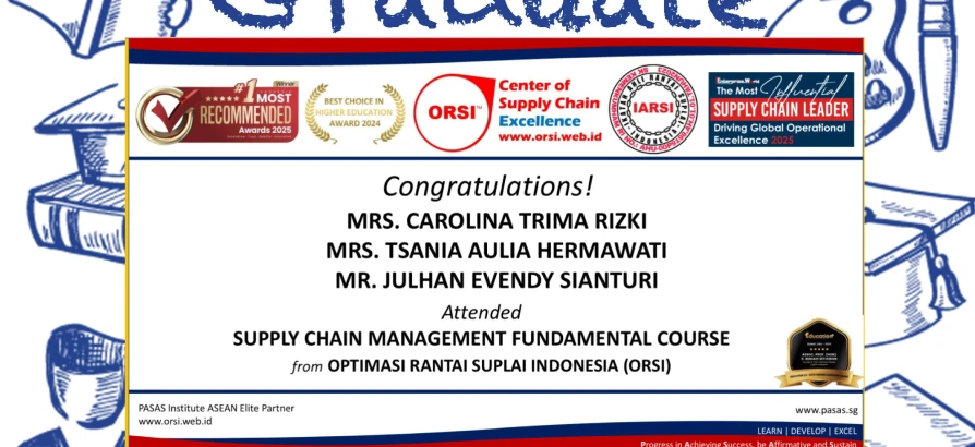 Congratulations to the Participants for successfully completing the Supply Chain Management Fundamental Course!