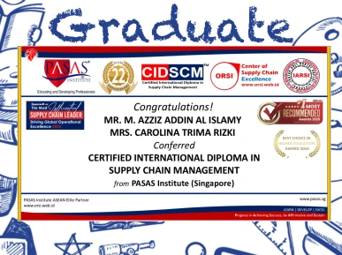 Congratulations to the Participants for successfully completing the CIDSCM Program