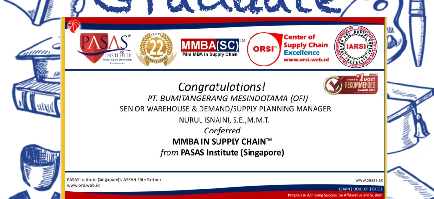 Congratulations to the Participant for successfully completing the MMBA(SC) International Certification Program!
